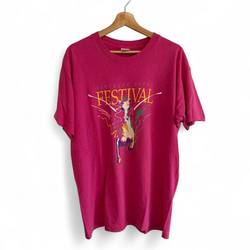 Vintage 90s Kentucky Derby Festival T Shirt XL